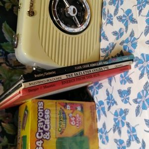 3 vintage children's books mid century modern